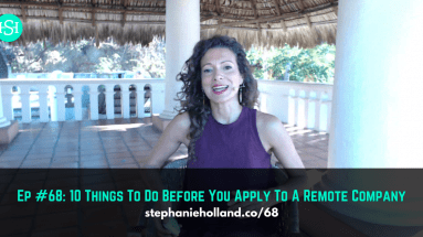 before you apply to a remote company